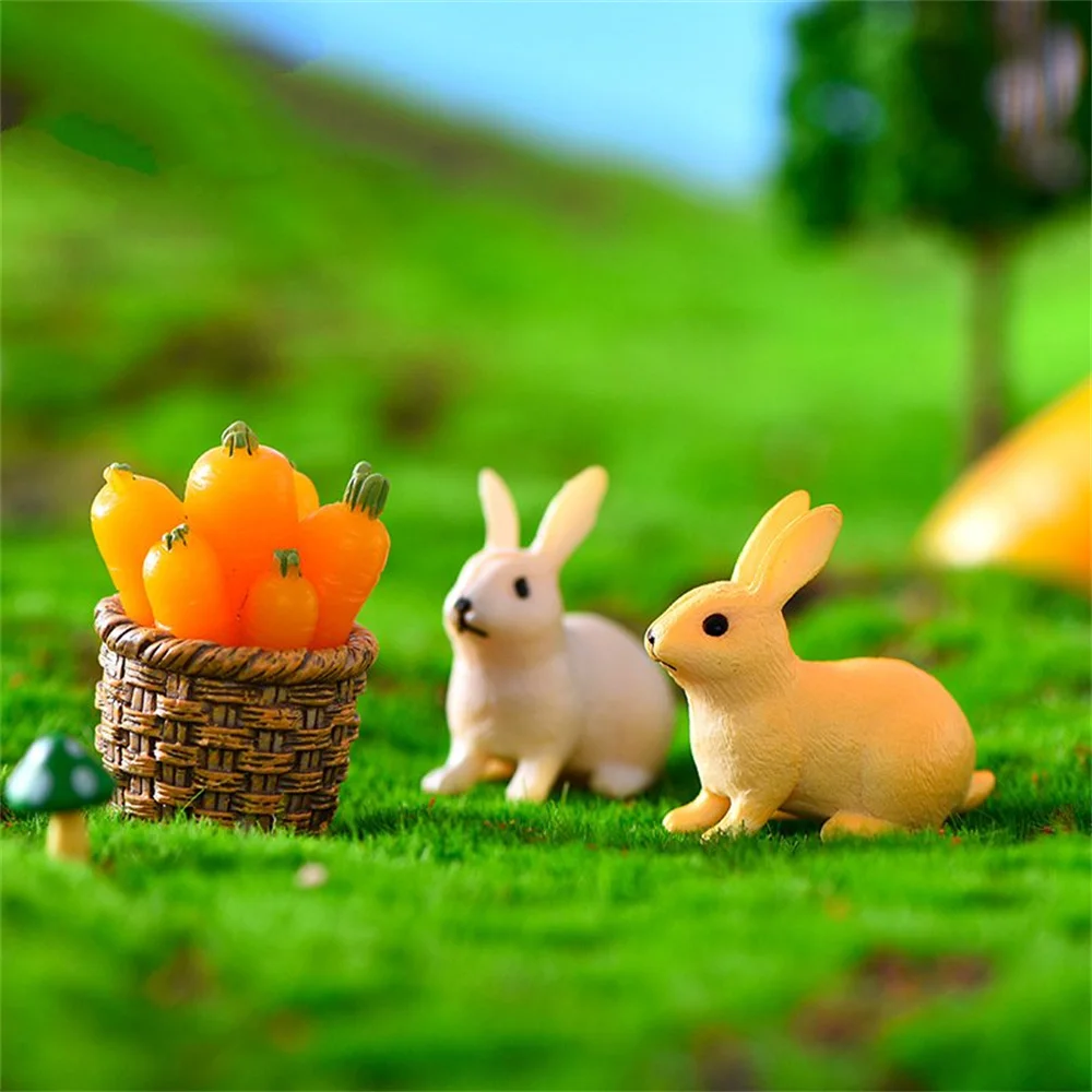 2Pcs Mini Rabbit Figurines Miniatures Cute Bunny Micro Landscape Fairy Dollhouse Ornaments Home Garden Bonsai Moss Decoration
2Pcs Mini Rabbit Figurines Miniatures Cute Bunny Micro Landscape Fairy Dollhouse Ornaments Home Garden Bonsai Moss Decoration