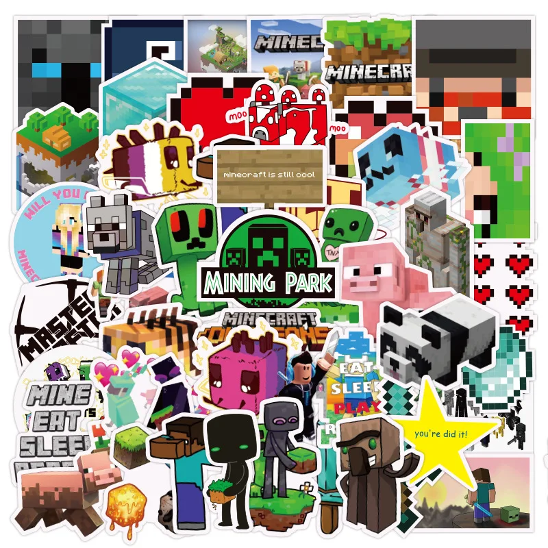 50Pcs Adventure Game My World Cartoon Stickers DIY Phone Notebook Luggage Laptop Scrapbooking Stationery Decals Kids Toy Gift
50Pcs Adventure Game My World Cartoon Stickers DIY Phone Notebook Luggage Laptop Scrapbooking Stationery Decals Kids Toy Gift