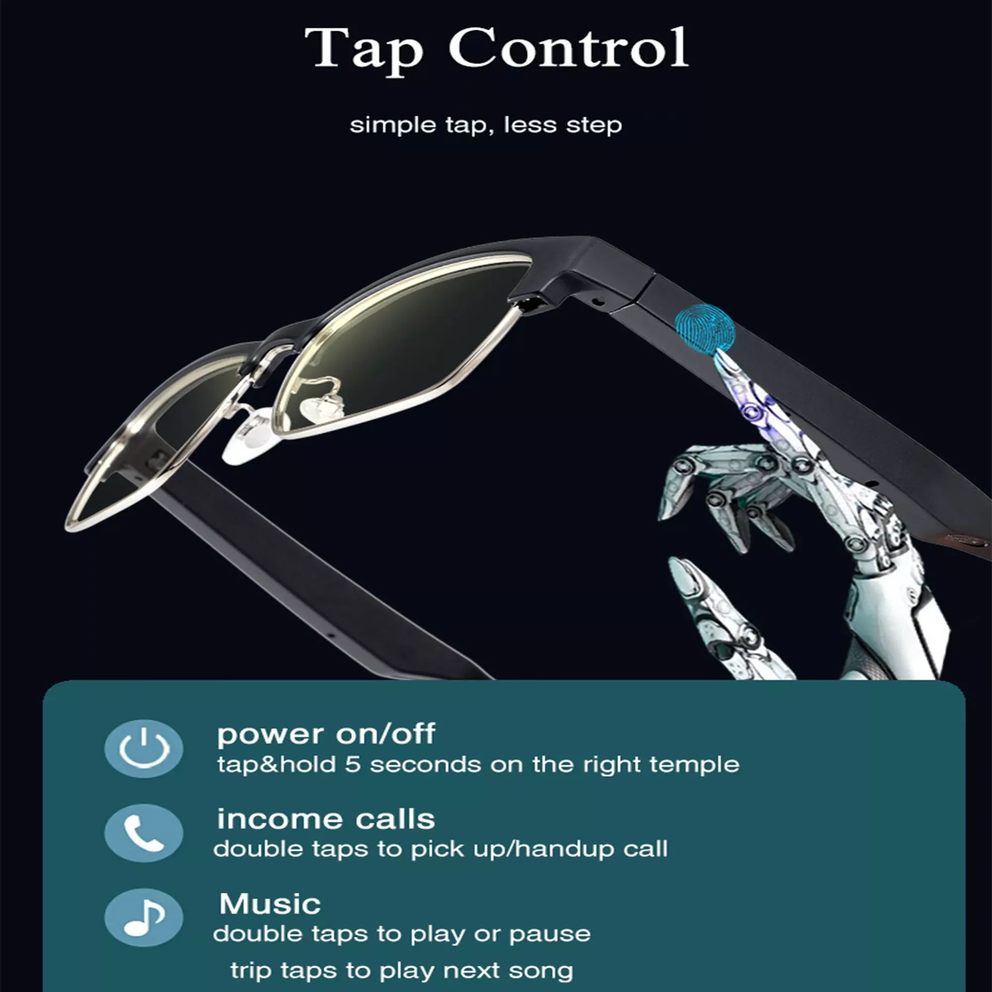 NEW2023 AR Buletooth Glasses Calling Music Anti Bule Light Audio Bluetooth Sunglasses for Men and Women Smart Eyeglasses for All
NEW2023 AR Buletooth Glasses Calling Music Anti Bule Light Audio Bluetooth Sunglasses for Men and Women Smart Eyeglasses for All