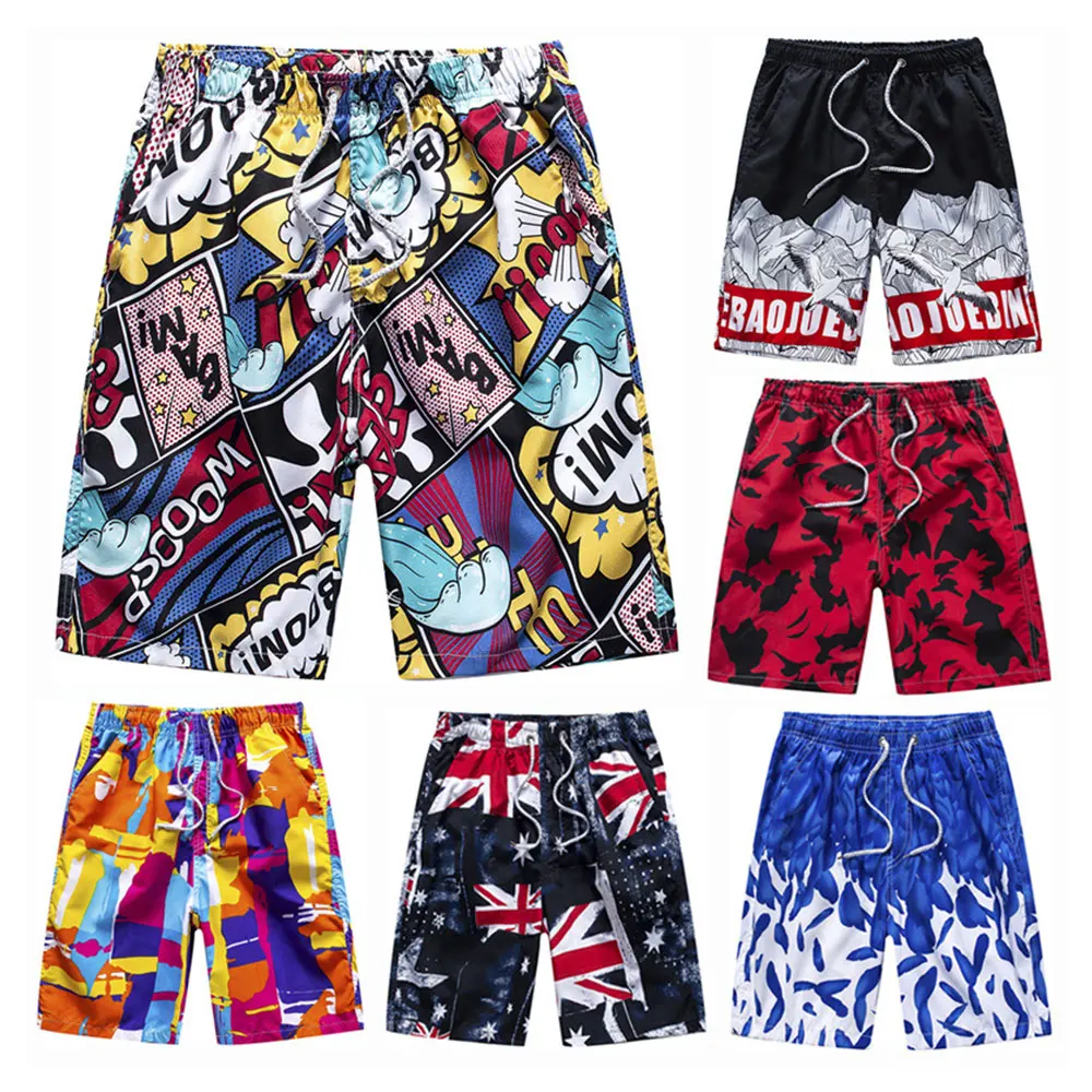 Summer Men's Board Casual Shorts Polyester Swimwear Beach Brand Short Surfing Print Men Boardshorts Quick Dry Swimming Suits
Summer Men's Board Casual Shorts Polyester Swimwear Beach Brand Short Surfing Print Men Boardshorts Quick Dry Swimming Suits