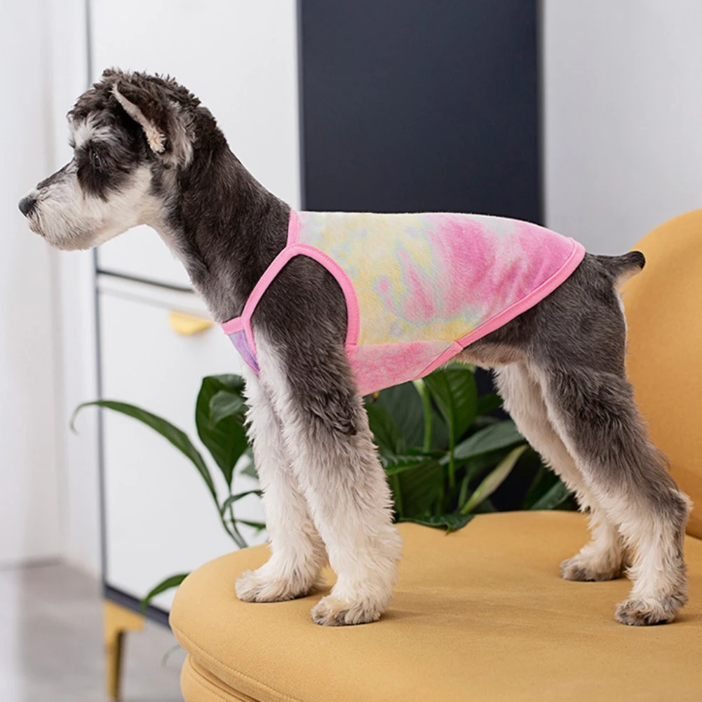 Rainbow Tie-dye Dog Summer Shirt Soft Cooling Dog T-Shirt Breathable Doggie Tank Top Cute Puppy Sleeveless Vest Pet Clothes
Rainbow Tie-dye Dog Summer Shirt Soft Cooling Dog T-Shirt Breathable Doggie Tank Top Cute Puppy Sleeveless Vest Pet Clothes