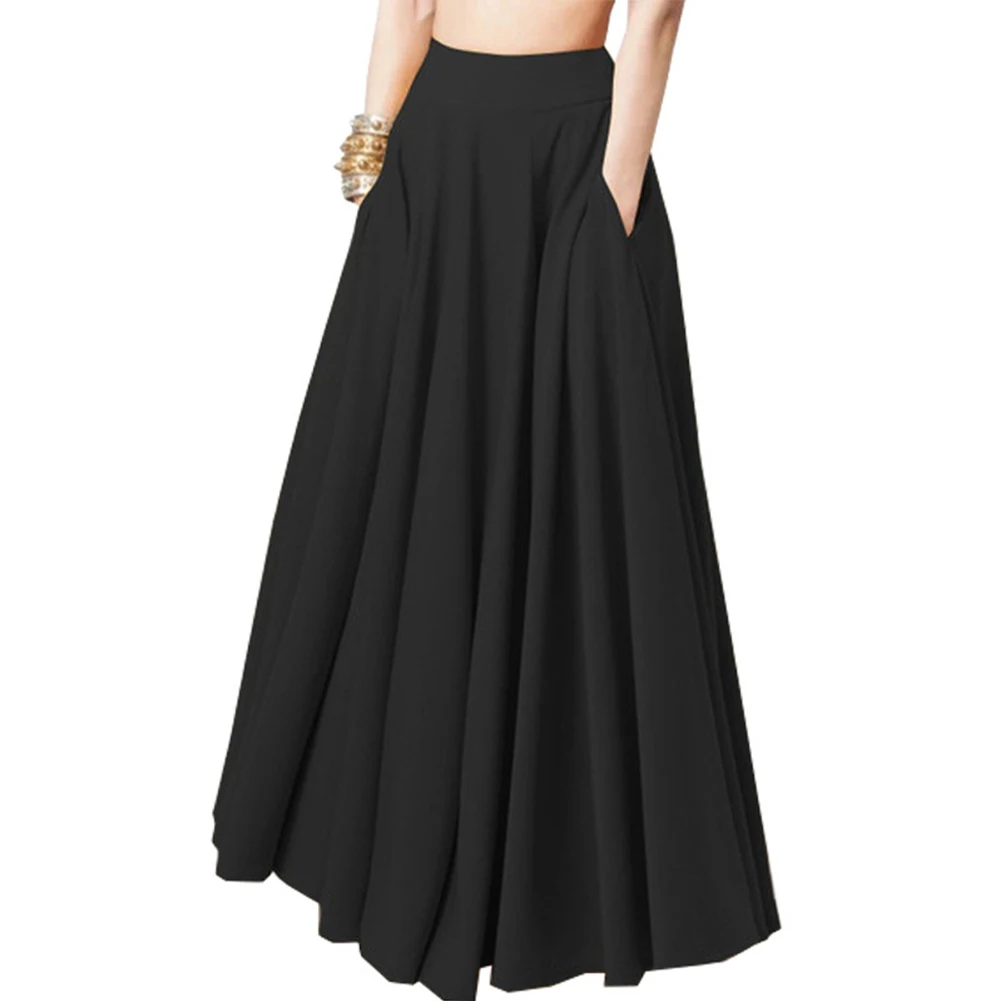 Women Ankle Length High Waist A-line Flowy Long Skirt With Pockets Pleated Slim A-line Women's Office Versatile Skirt
Women Ankle Length High Waist A-line Flowy Long Skirt With Pockets Pleated Slim A-line Women's Office Versatile Skirt