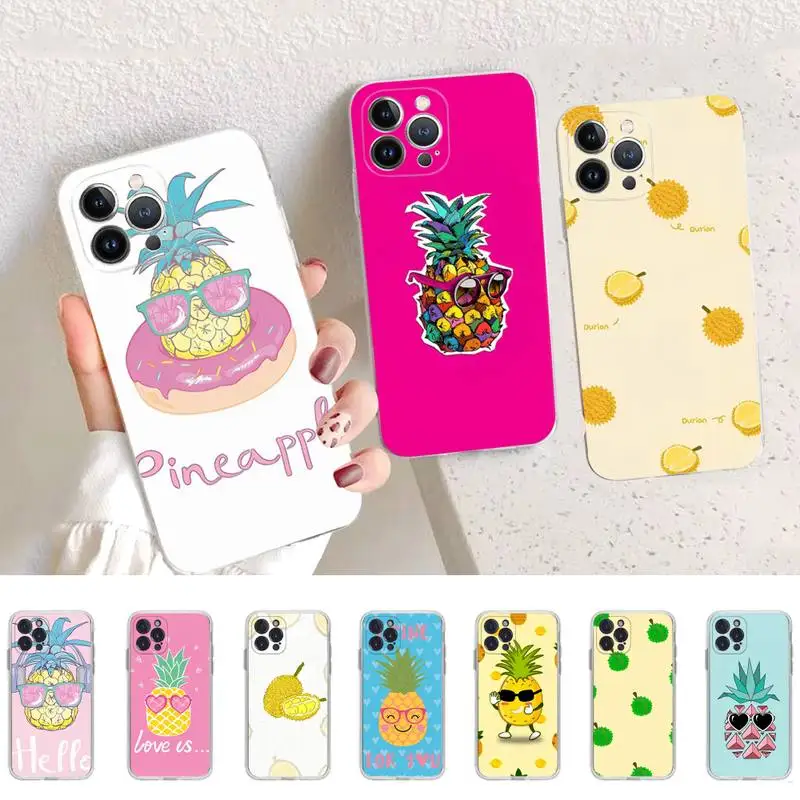 Cartoon durian pineapple Phone Case Silicone Soft for iphone 14 13 12 11 Pro Mini XS MAX 8 7 6 Plus X XS XR Cover
Cartoon durian pineapple Phone Case Silicone Soft for iphone 14 13 12 11 Pro Mini XS MAX 8 7 6 Plus X XS XR Cover
