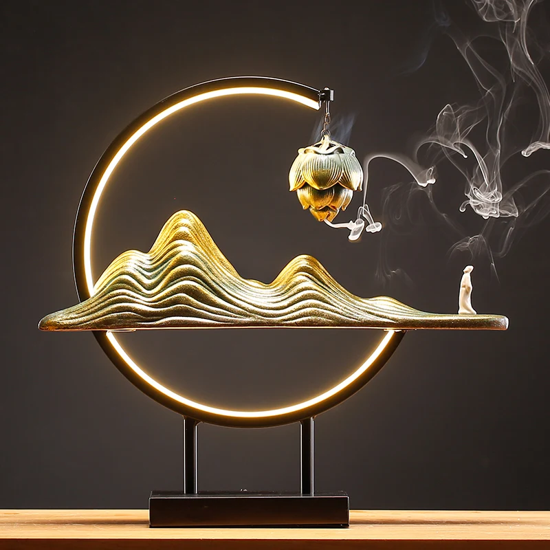 Cone Censer Back Flow Candlee Vessel Bulk Base Zen Electric LED Candlee Vessel Smoke Backflow Lotus Incienso Cascada Home Decor
Cone Censer Back Flow Candlee Vessel Bulk Base Zen Electric LED Candlee Vessel Smoke Backflow Lotus Incienso Cascada Home Decor