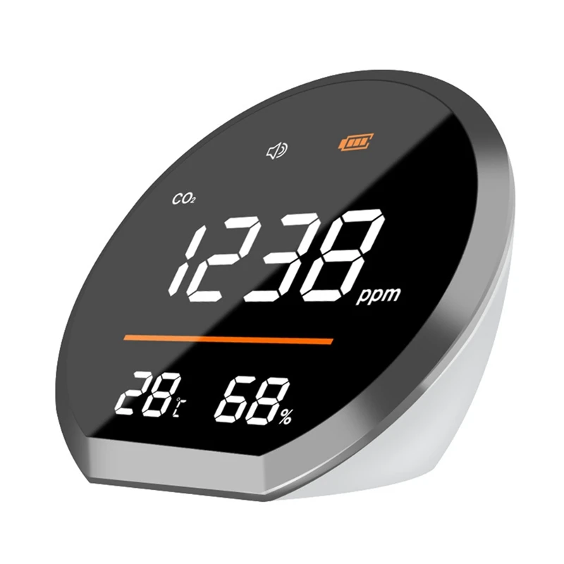 1Pcs Portable Air Quality Monitor Temperature Humidity Monitor Infrared NDIR CO2 Detector Indoor CO2 Detection
1Pcs Portable Air Quality Monitor Temperature Humidity Monitor Infrared NDIR CO2 Detector Indoor CO2 Detection