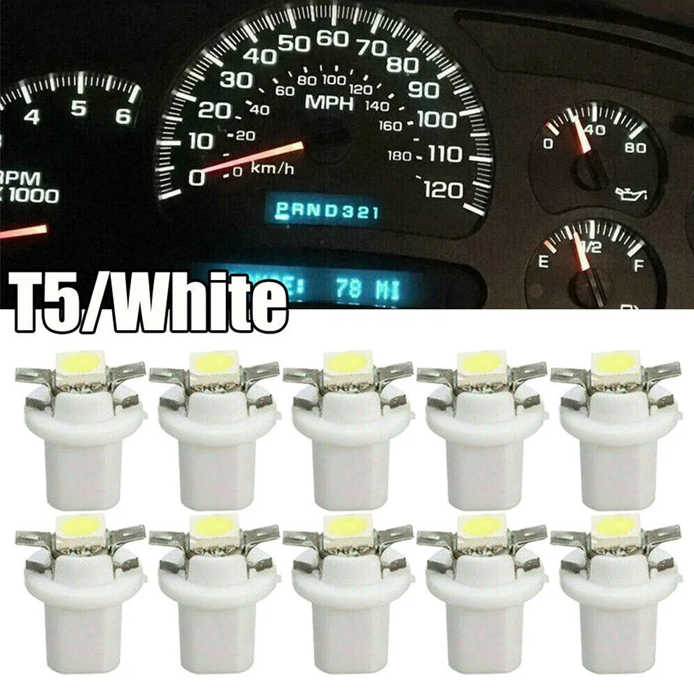 10PCS Car LED Bulbs T5 B8.5D 5050 SMD DC 12V 6000K White Car LED Dashboard Dash Lamp Instrument Light Bulbs Shifter Light
10PCS Car LED Bulbs T5 B8.5D 5050 SMD DC 12V 6000K White Car LED Dashboard Dash Lamp Instrument Light Bulbs Shifter Light