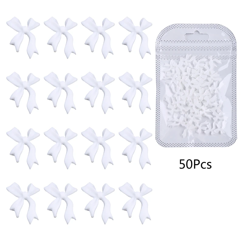 50pcs Classic Bow DIY Nail Art Jewelry Manicure Accessories 3D Bowknot Decorations for Phones Glasses Body Art Shoes
50pcs Classic Bow DIY Nail Art Jewelry Manicure Accessories 3D Bowknot Decorations for Phones Glasses Body Art Shoes