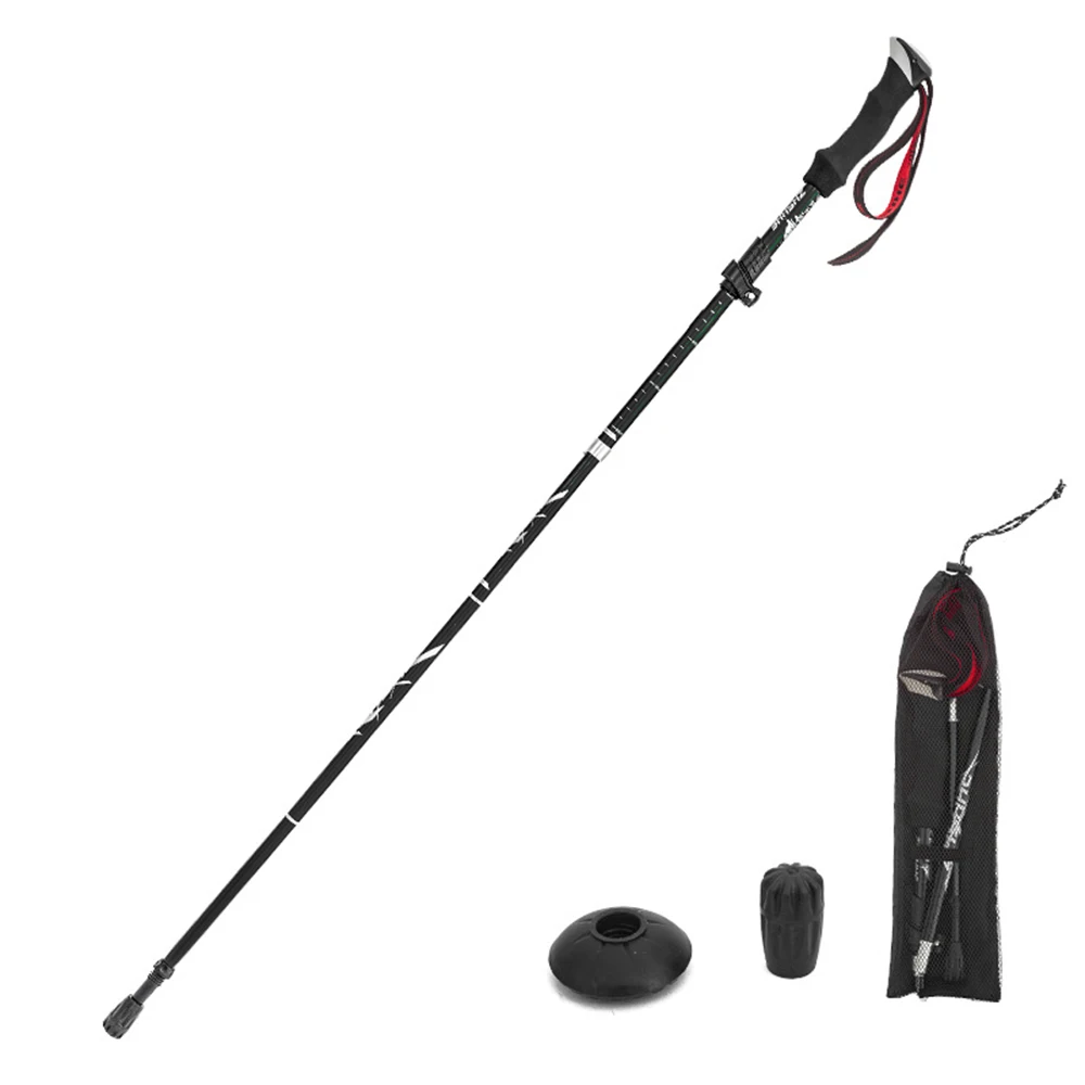 Outdoor Hiking Lightweight Collapsible Trekking Pole Five-fold Walking Stick Camping Backpacking Sticks
Outdoor Hiking Lightweight Collapsible Trekking Pole Five-fold Walking Stick Camping Backpacking Sticks