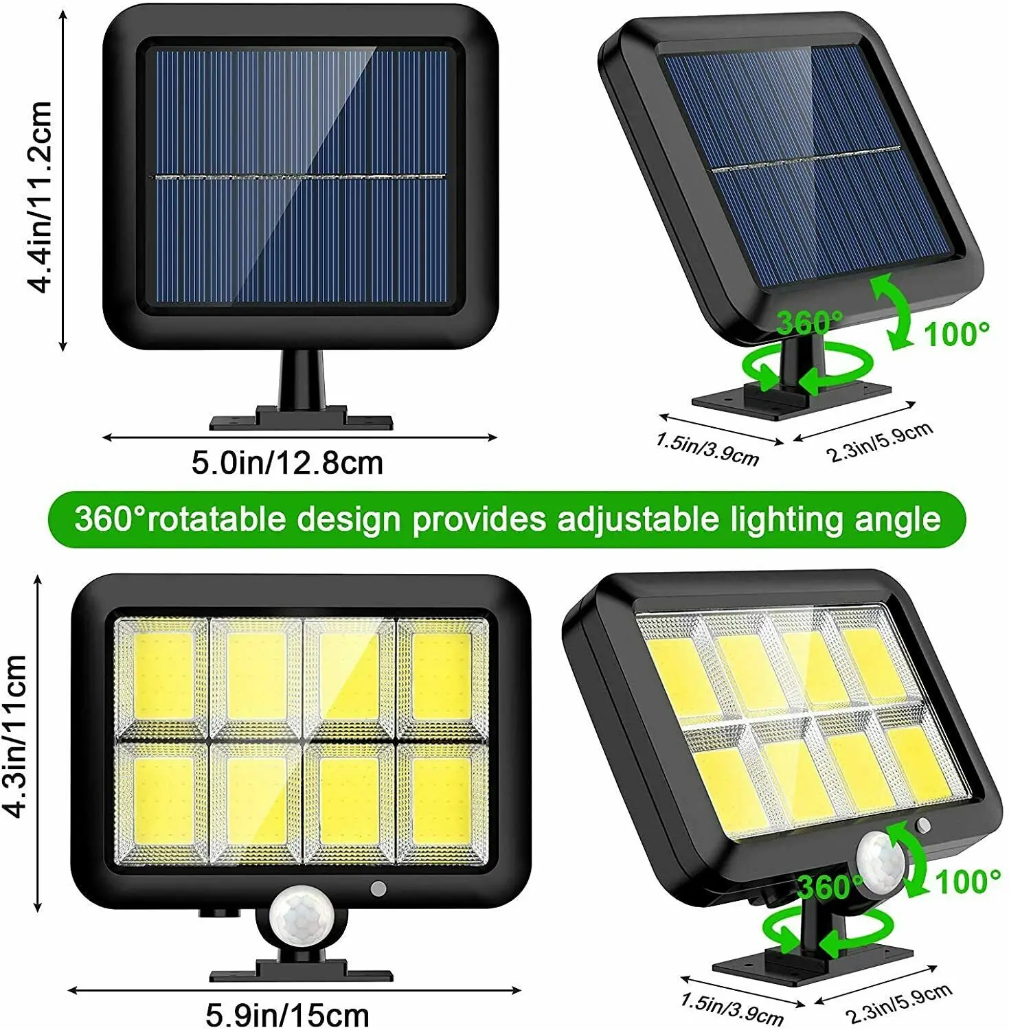 Brand New Garage Lamp Split Outdoor Solar Wall Lamp Yard 120 ° 160LED 17FuB-23FuB 3 Lighting Modes Human Sensor
Brand New Garage Lamp Split Outdoor Solar Wall Lamp Yard 120 ° 160LED 17FuB-23FuB 3 Lighting Modes Human Sensor