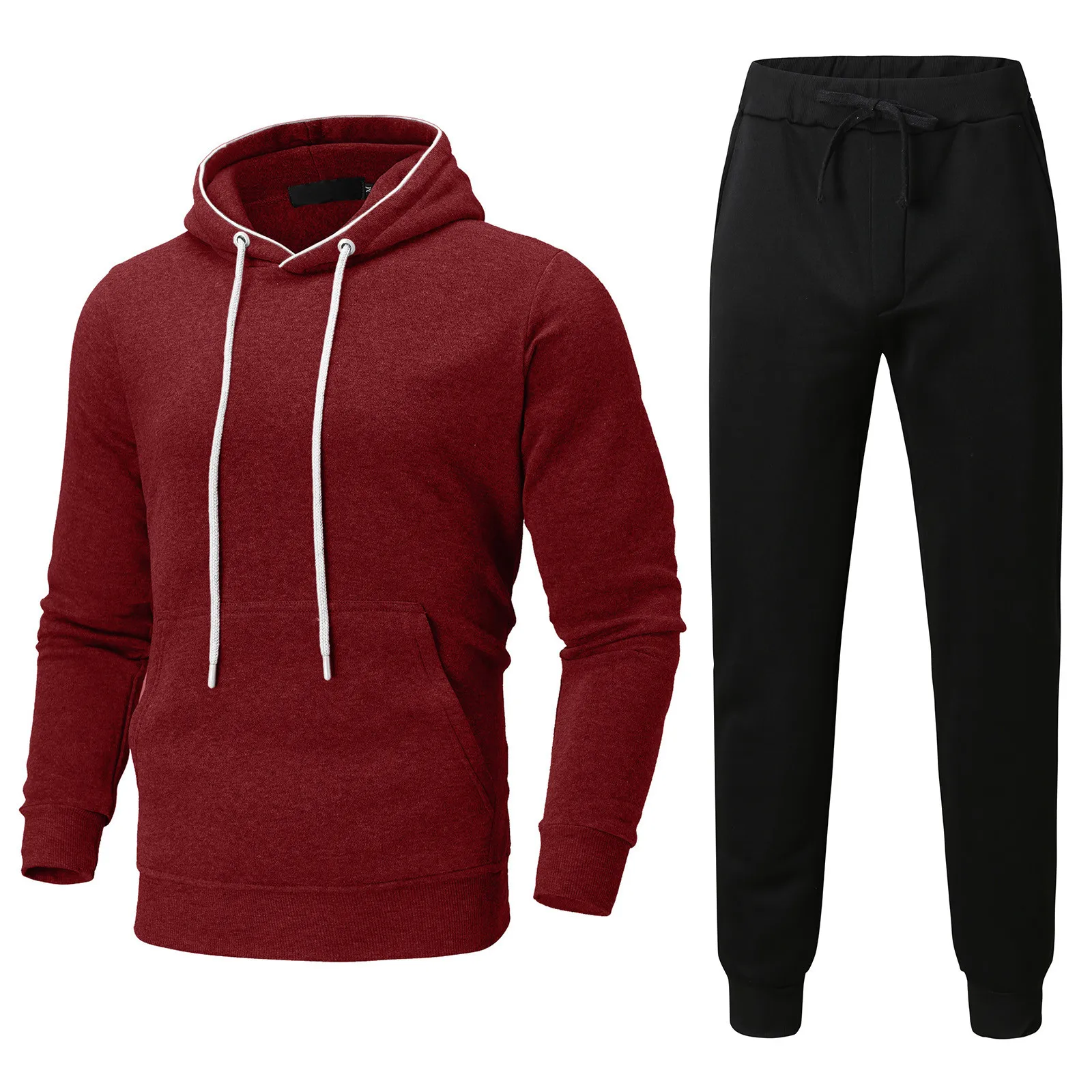 Men New Spring&winter Solid Color Long Sleeved Hooded Top And Trousers Suit Fashion Casual Plus Size Sets Fast Shipping In Stock
Men New Spring&winter Solid Color Long Sleeved Hooded Top And Trousers Suit Fashion Casual Plus Size Sets Fast Shipping In Stock