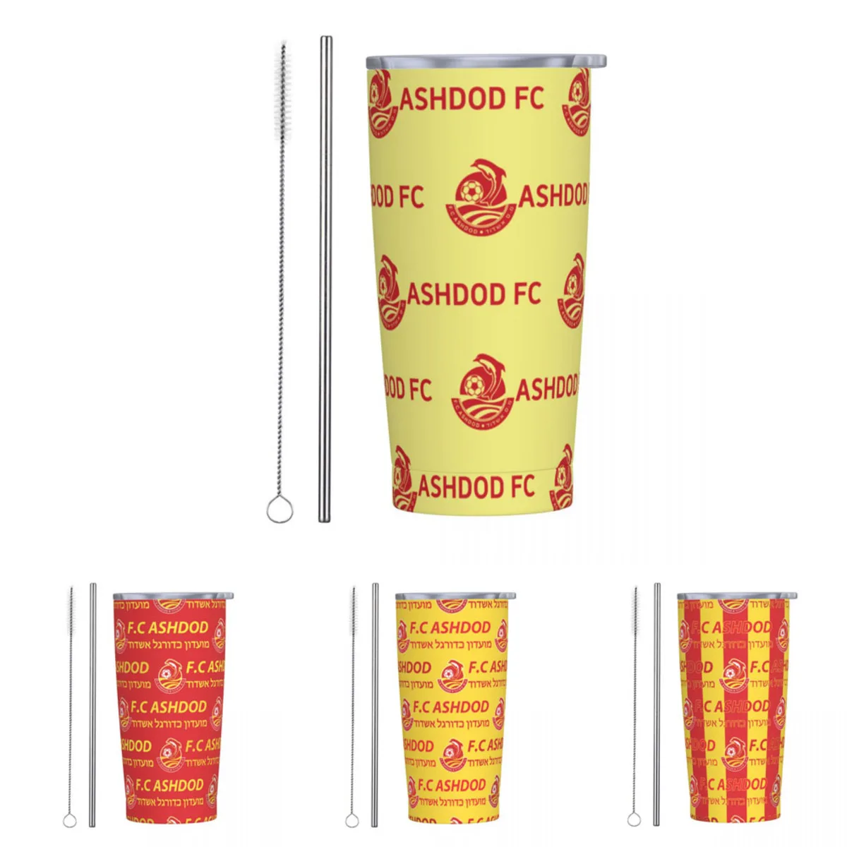 Ashdod Fc Auto Stainless Steel Straw Cup with 20cm Stainless Steel Straw and Grass Brush for Travel, Home and More.
Ashdod Fc Auto Stainless Steel Straw Cup with 20cm Stainless Steel Straw and Grass Brush for Travel, Home and More.