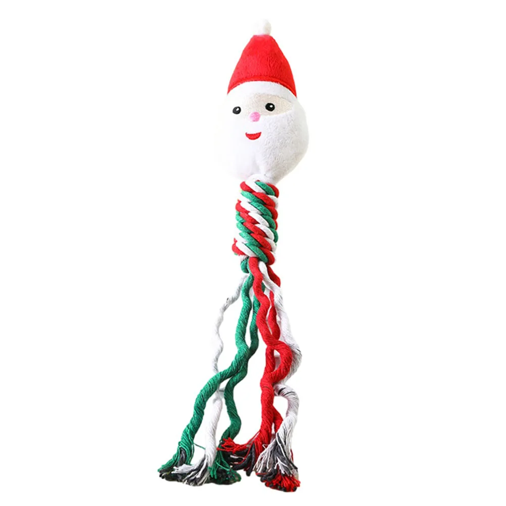 Festive Christmas Dog Rope Toys Santa Claus and Christmas Tree Patterns Enhance Your Dog's Holiday Experience
Festive Christmas Dog Rope Toys Santa Claus and Christmas Tree Patterns Enhance Your Dog's Holiday Experience