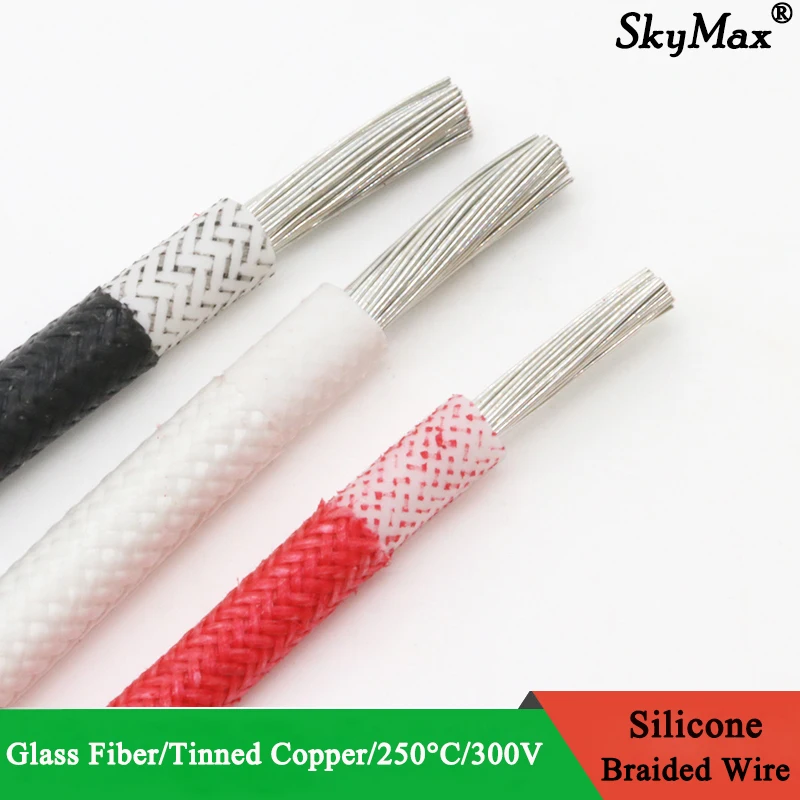 Heat resistant 250°C glass fiber braided silicone resin high temperature resistant silicone wire flame retardant insulated cable
Heat resistant 250°C glass fiber braided silicone resin high temperature resistant silicone wire flame retardant insulated cable