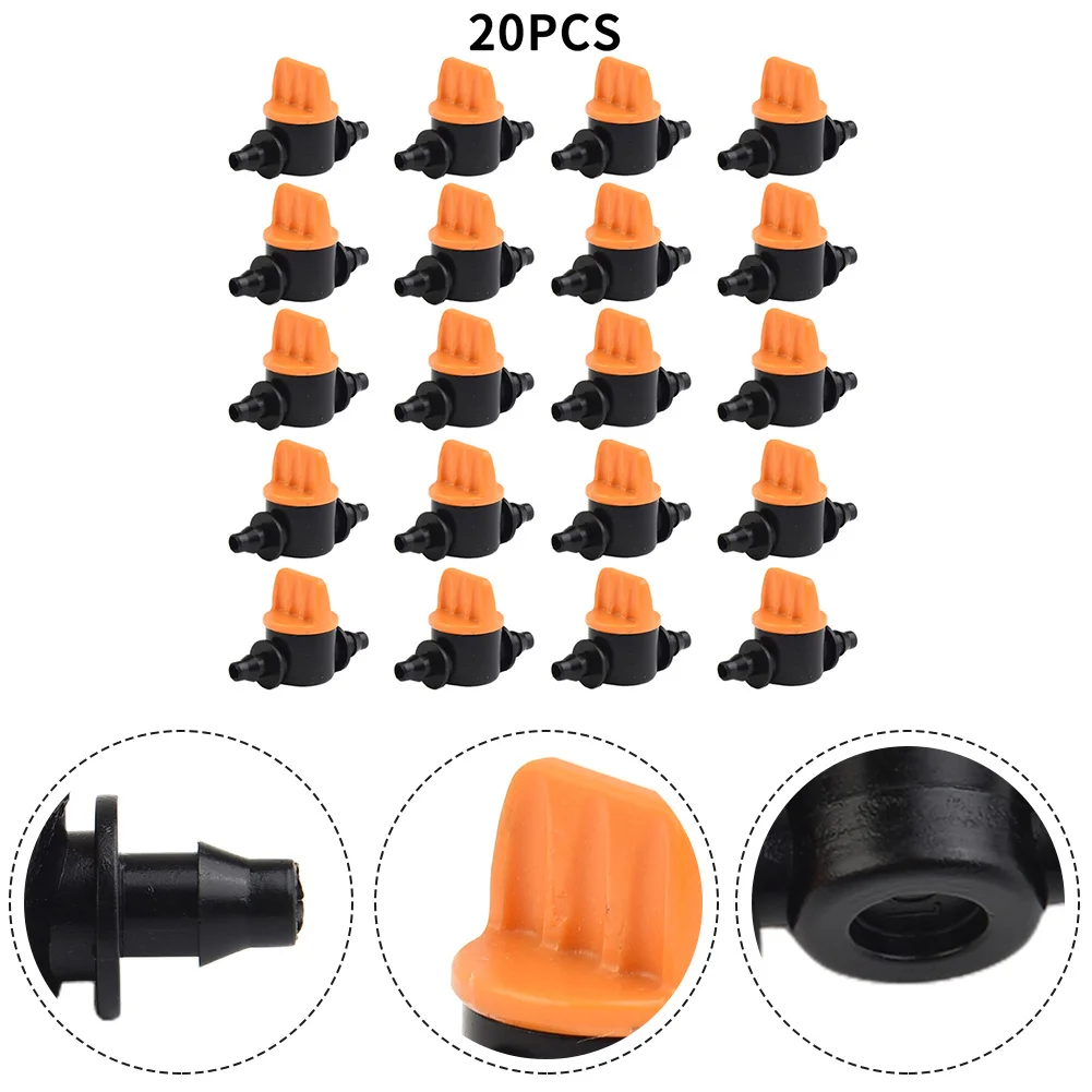 20Pcs Valve Shut Off Coupling Connectors Suitable For 4/7mm Hose Garden Irrigation Pipe Water Flow Control Valve Garden Tools Pa
20Pcs Valve Shut Off Coupling Connectors Suitable For 4/7mm Hose Garden Irrigation Pipe Water Flow Control Valve Garden Tools Pa