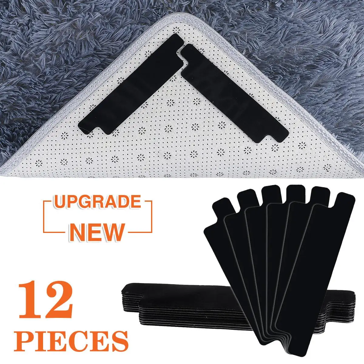 12/24Pcs 18cm Strong Self Adhesive Fastener Stickers Adhesive Hook Loop Tape for Bed Sheet Sofa Mat Carpet Anti Slip Mat Pads
12/24Pcs 18cm Strong Self Adhesive Fastener Stickers Adhesive Hook Loop Tape for Bed Sheet Sofa Mat Carpet Anti Slip Mat Pads