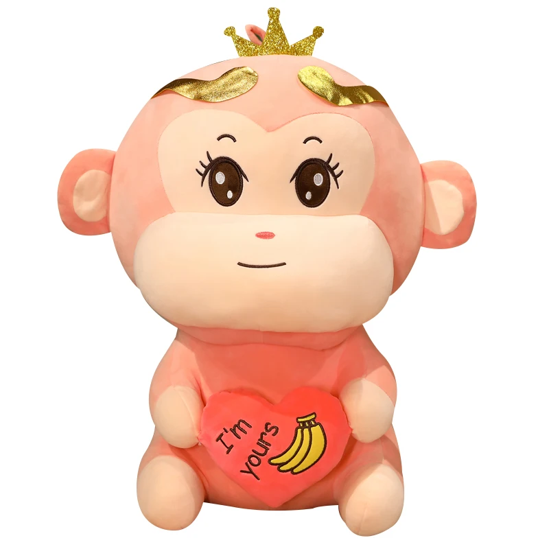 New 23-60CM Cute Cartoon Love Heart Money Plush Toys 3 Colors Stuffed Lovely Monkey Animal Doll for Kids Girls Valentine Gifts
New 23-60CM Cute Cartoon Love Heart Money Plush Toys 3 Colors Stuffed Lovely Monkey Animal Doll for Kids Girls Valentine Gifts
