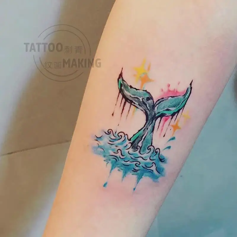 Cartoon Fake Tattoos Waterproof Temporary Tattoo for Women Clavicle Fishtail Tattoo Art Ocean Fish Sticker Festival Cheap Goods
Cartoon Fake Tattoos Waterproof Temporary Tattoo for Women Clavicle Fishtail Tattoo Art Ocean Fish Sticker Festival Cheap Goods