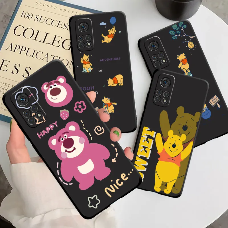 

Phone Case For Xiaomi Mi 12 11 12S 11X 10 11T 10T 9T Pro 10S 11 Ultra Note 10 Lite Silicone Funda Cover Happy Winnie The Pooh