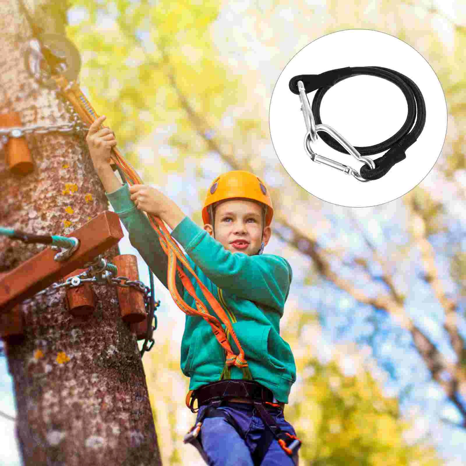 Эластичный регулируемый шнур для багажа, прочный резиновый зеленый карабин для крепления на улице 
Эластичный регулируемый шнур для багажа, прочный резиновый зеленый карабин для крепления на улице