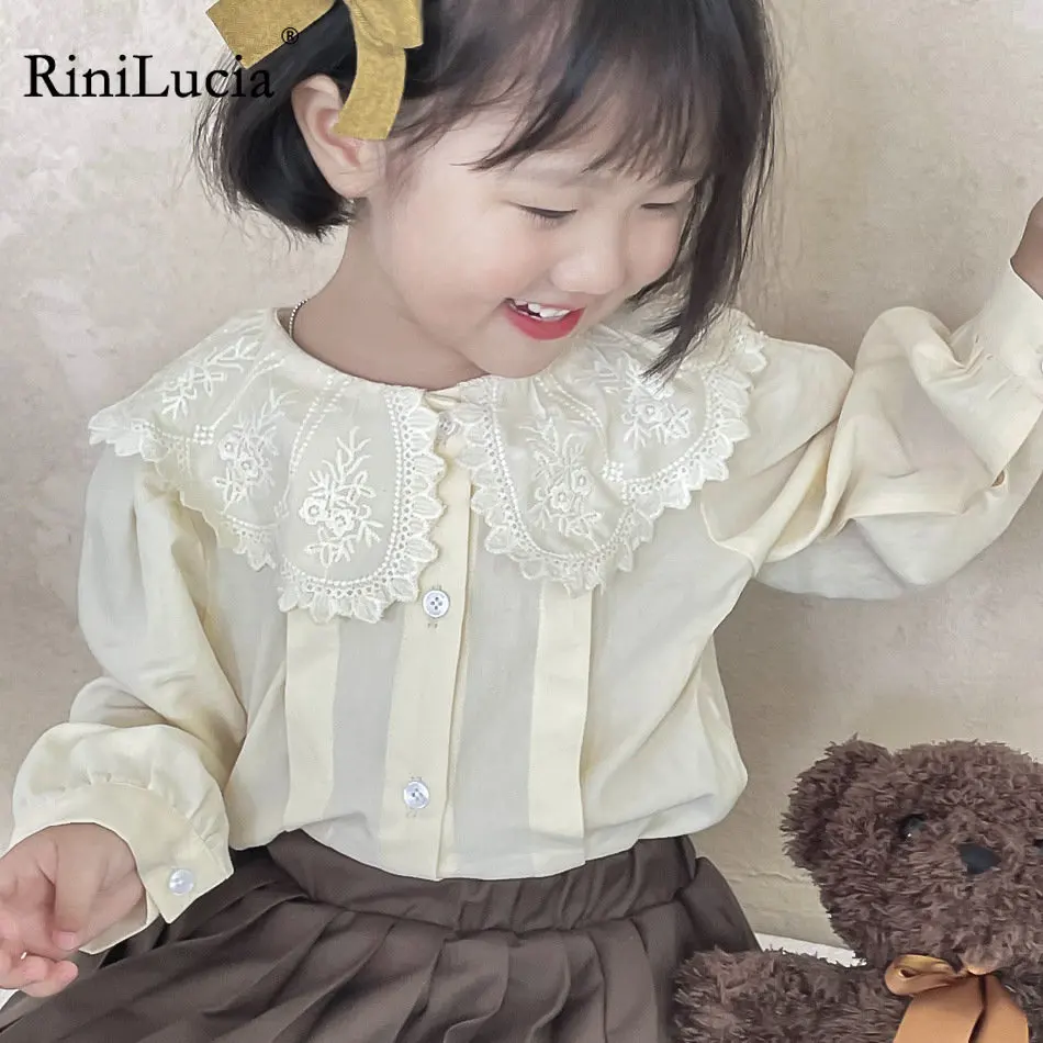 RiniLucia Fashion Girls Blouse Baby Girls Long Sleeve Top Clothing Cotton Blouse for Girl Lace Lapel Shirts Blouse for Girls
RiniLucia Fashion Girls Blouse Baby Girls Long Sleeve Top Clothing Cotton Blouse for Girl Lace Lapel Shirts Blouse for Girls
