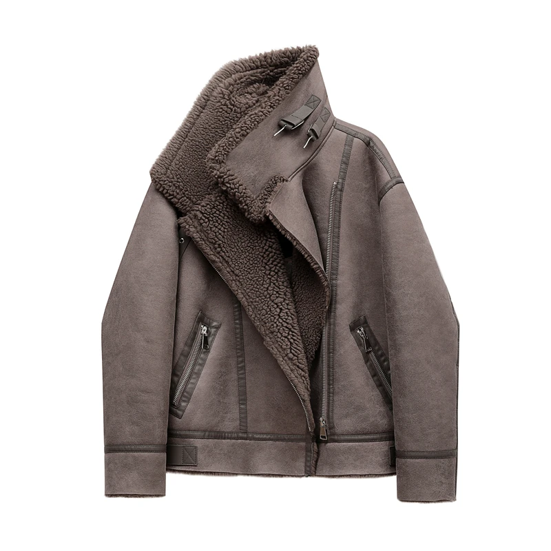 Новинка Осень-зима 2023, женская утепленная двухсторонняя короткая куртка на молнии до локомотива, женское Коричневое Пальто
Новинка Осень-зима 2023, женская утепленная двухсторонняя короткая куртка на молнии до локомотива, женское Коричневое Пальто