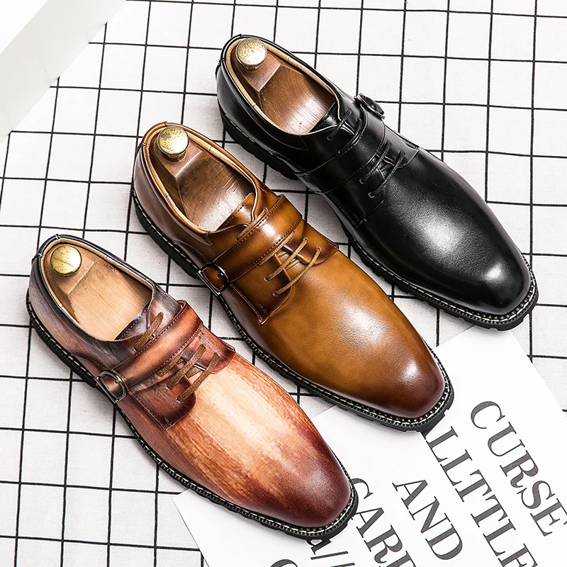 Мужские классические кожаные дизайнерские модные туфли для жениха, Красные Свадебные Роскошные итальянские повседневные лоферы с пряжкой, оксфорды для мужчин, размеры 6-12
Мужские классические кожаные дизайнерские модные туфли для жениха, Красные Свадебные Роскошные итальянские повседневные лоферы с пряжкой, оксфорды для мужчин, размеры 6-12