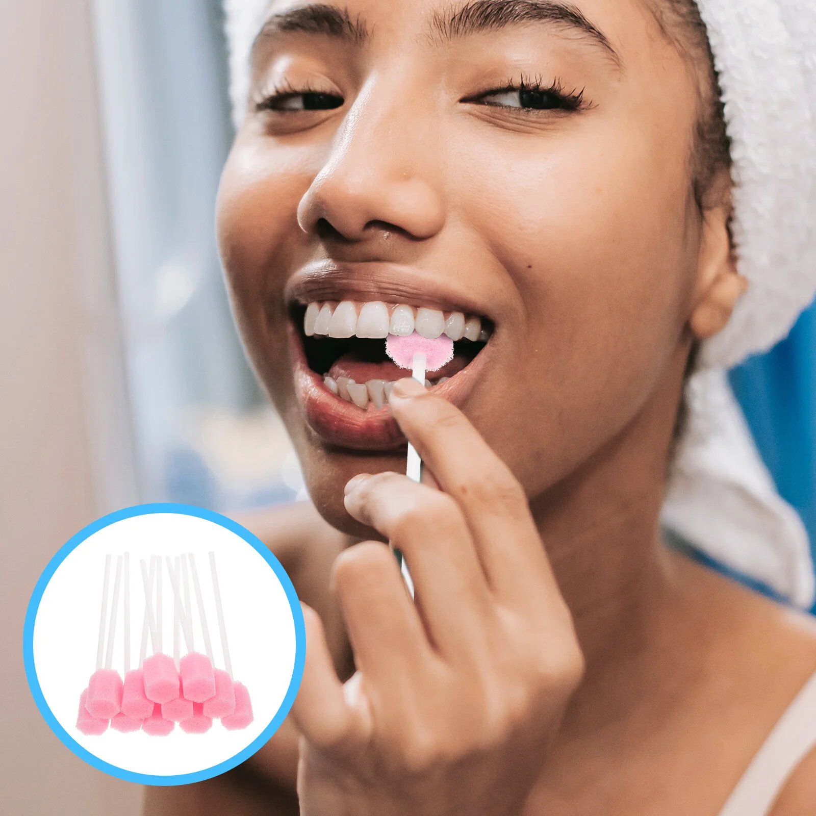 50 Pcs Sponge Stick Oral Brush Make Swabs Sticks For Baby Cleaning Care Practical
50 Pcs Sponge Stick Oral Brush Make Swabs Sticks For Baby Cleaning Care Practical