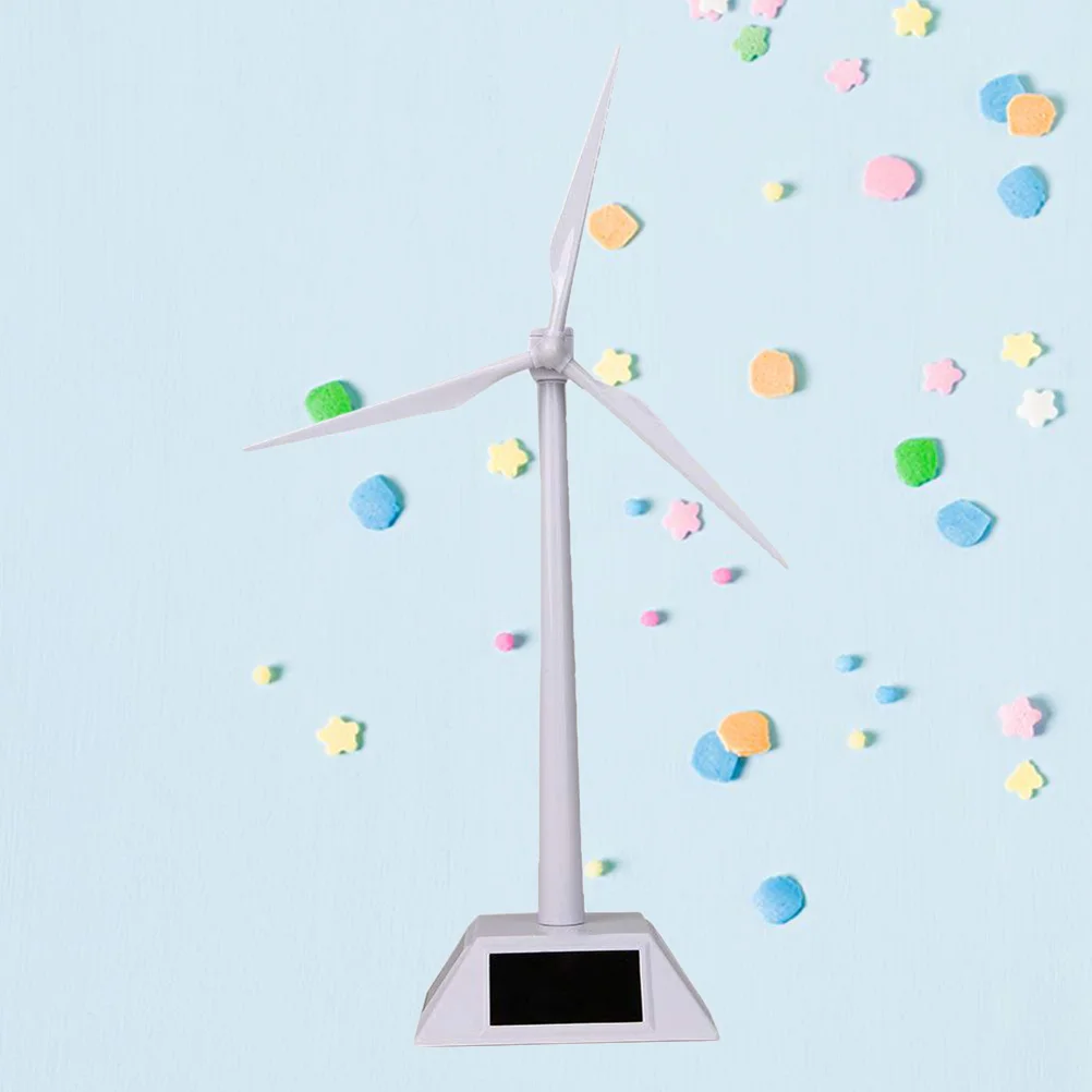 DIY Desktop Wind Turbine Model Rotating Solar Powered Windmills Assembled Toys Plastics White Model for Students Education
DIY Desktop Wind Turbine Model Rotating Solar Powered Windmills Assembled Toys Plastics White Model for Students Education