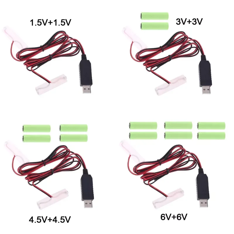 Dual AA Battery Eliminator Power Supply 1.5V 3V 4.5V 6V Replace 1-4pcs Batteries
Dual AA Battery Eliminator Power Supply 1.5V 3V 4.5V 6V Replace 1-4pcs Batteries