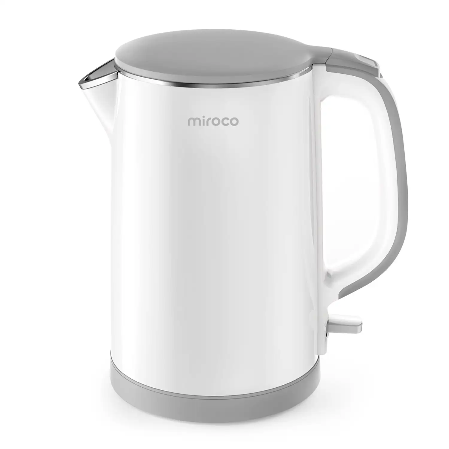 Electric Kettle, 1.5L Double Wall 100% Stainless Steel BPA-Free Cool Touch Tea Kettle, White
Electric Kettle, 1.5L Double Wall 100% Stainless Steel BPA-Free Cool Touch Tea Kettle, White