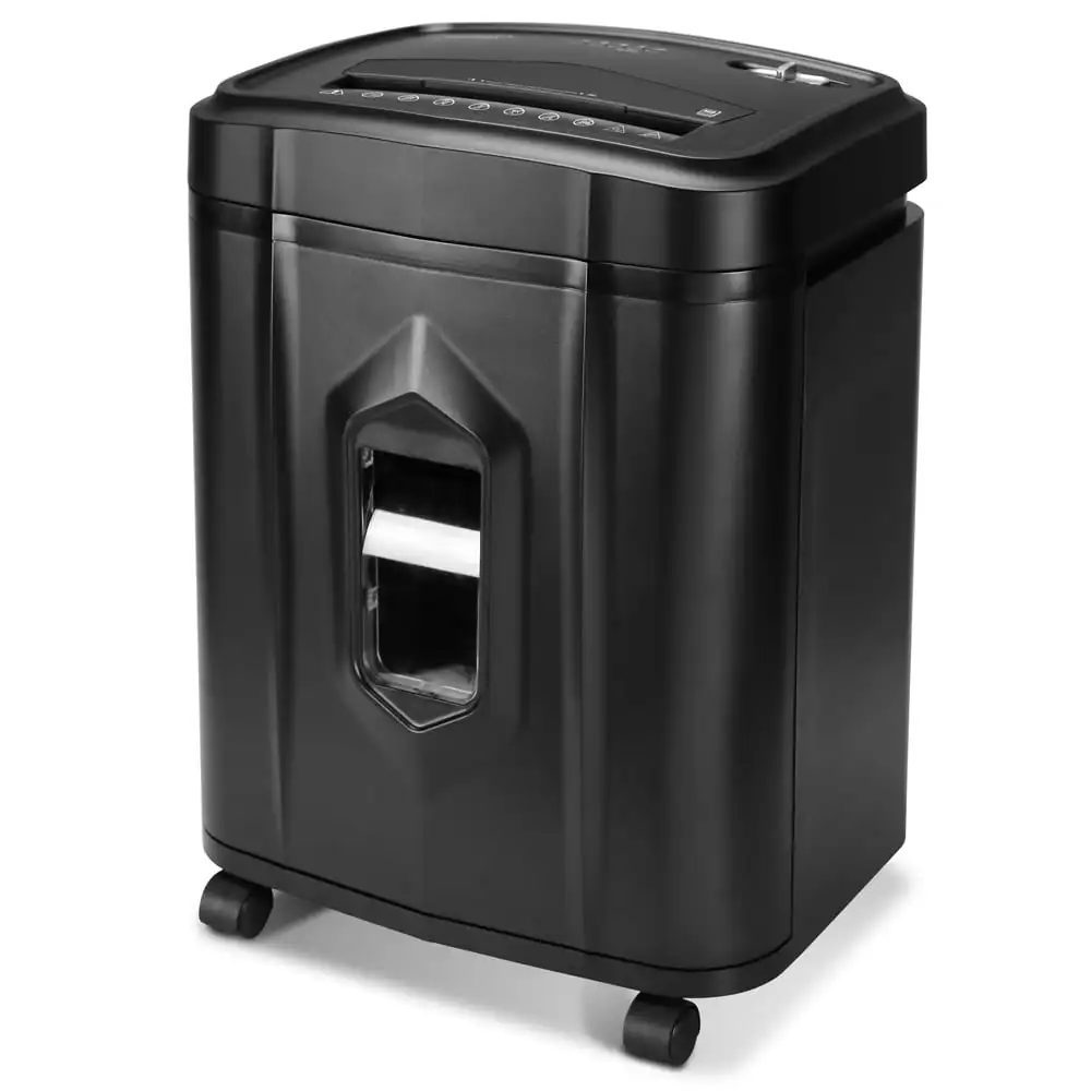 Professional Grade 12-Sheet Micro-Cut Paper and CD/Credit Card Shredder, 10 Minutes Continuous Run Time
Professional Grade 12-Sheet Micro-Cut Paper and CD/Credit Card Shredder, 10 Minutes Continuous Run Time