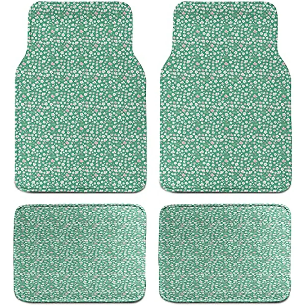Ambesonne Cherry Blossom Car Mat Set of 4, Downward Sloping Cherry Blossom Petals on a Greenery Background, Front & Back Seat Fl
Ambesonne Cherry Blossom Car Mat Set of 4, Downward Sloping Cherry Blossom Petals on a Greenery Background, Front & Back Seat Fl
