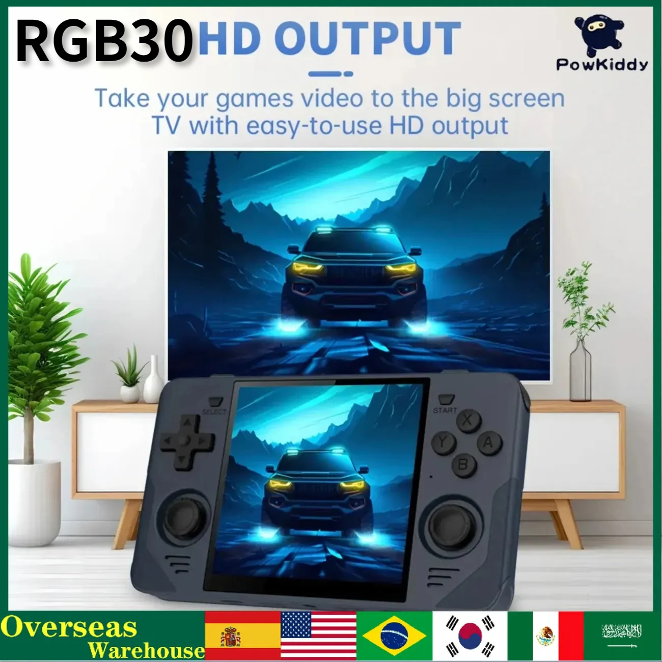 Игровая консоль POWKIDDY RGB30 RGB20S с Wi-Fi и Bluetooth, 4100 мАч, 4-дюймовый экран IPS, портативная игровая консоль с открытым исходным кодом, подарок на день рождения
Игровая консоль POWKIDDY RGB30 RGB20S с Wi-Fi и Bluetooth, 4100 мАч, 4-дюймовый экран IPS, портативная игровая консоль с открытым исходным кодом, подарок на день рождения