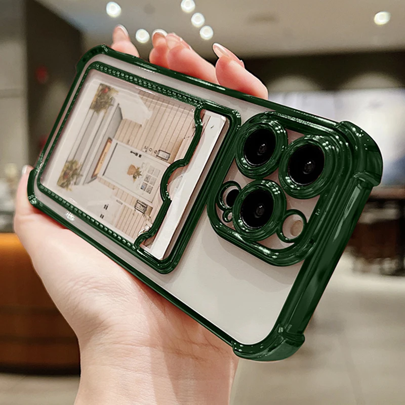 Fashion Plating Clear Wallet Phone Cases For Apple iPhone 15 14 13 12 11 Pro Max Plus Shockproof Cover Card Holder Accessories
Fashion Plating Clear Wallet Phone Cases For Apple iPhone 15 14 13 12 11 Pro Max Plus Shockproof Cover Card Holder Accessories