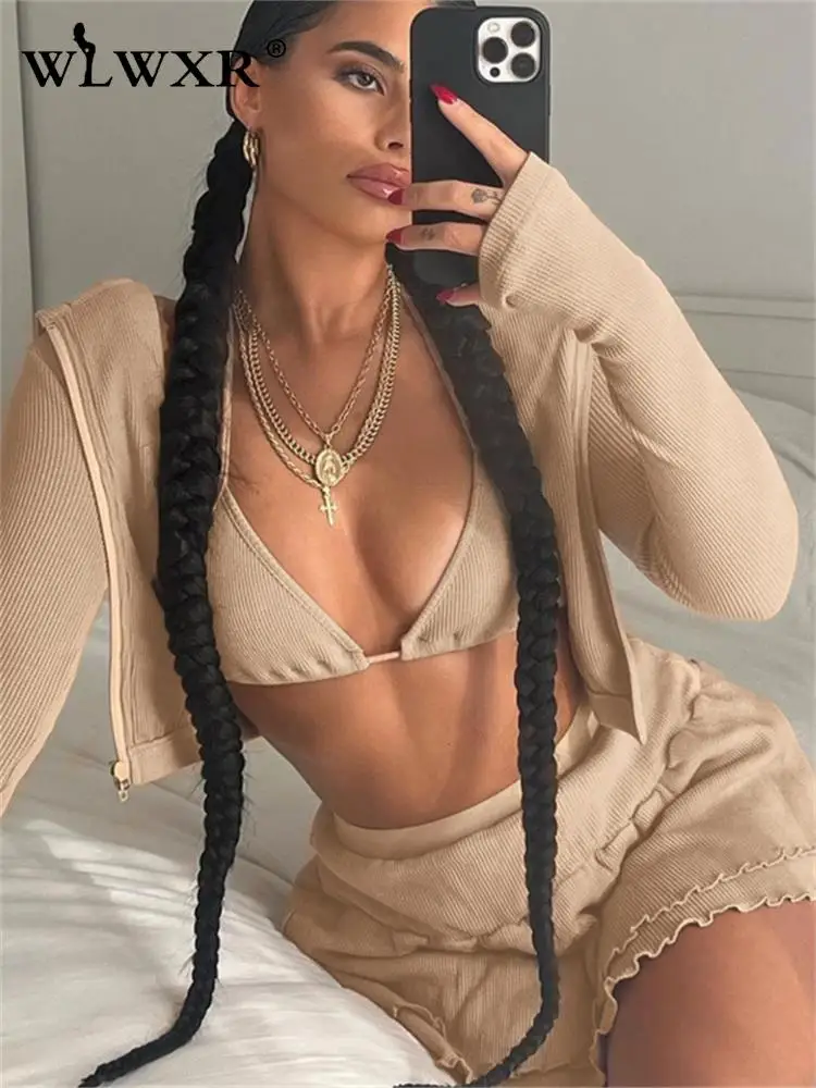 Свитшот WLWXR женский из трех предметов, укороченный топ с длинным рукавом, облегающая юбка цвета хаки, костюм с платьем, на осень
Свитшот WLWXR женский из трех предметов, укороченный топ с длинным рукавом, облегающая юбка цвета хаки, костюм с платьем, на осень