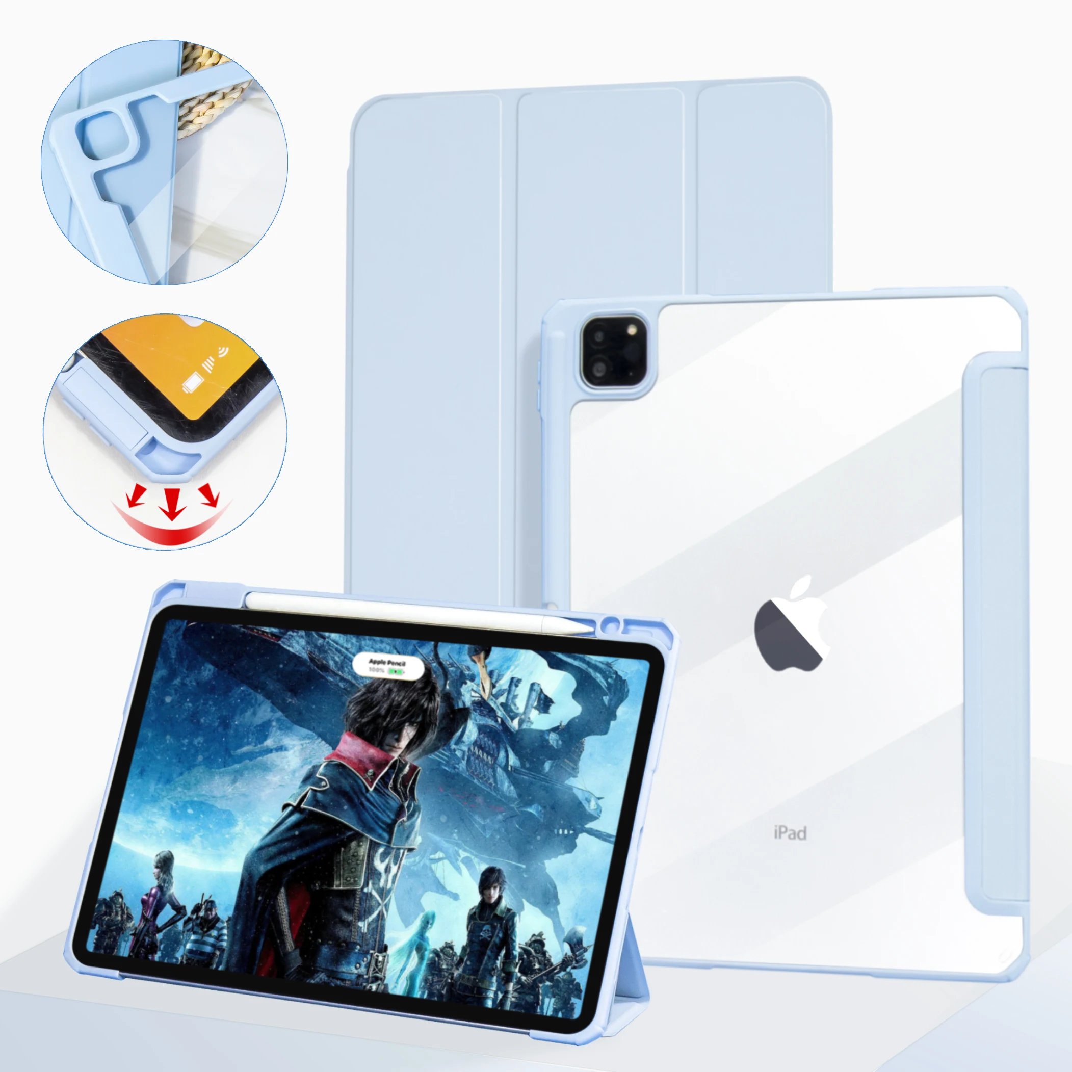 For iPad Air 4 10.9 Case Air 5 2022 Pencil case Funda iPad Pro 11 Case iPad 9th Generation Case 10.2 8th 7th 10th Pencil Cover
For iPad Air 4 10.9 Case Air 5 2022 Pencil case Funda iPad Pro 11 Case iPad 9th Generation Case 10.2 8th 7th 10th Pencil Cover