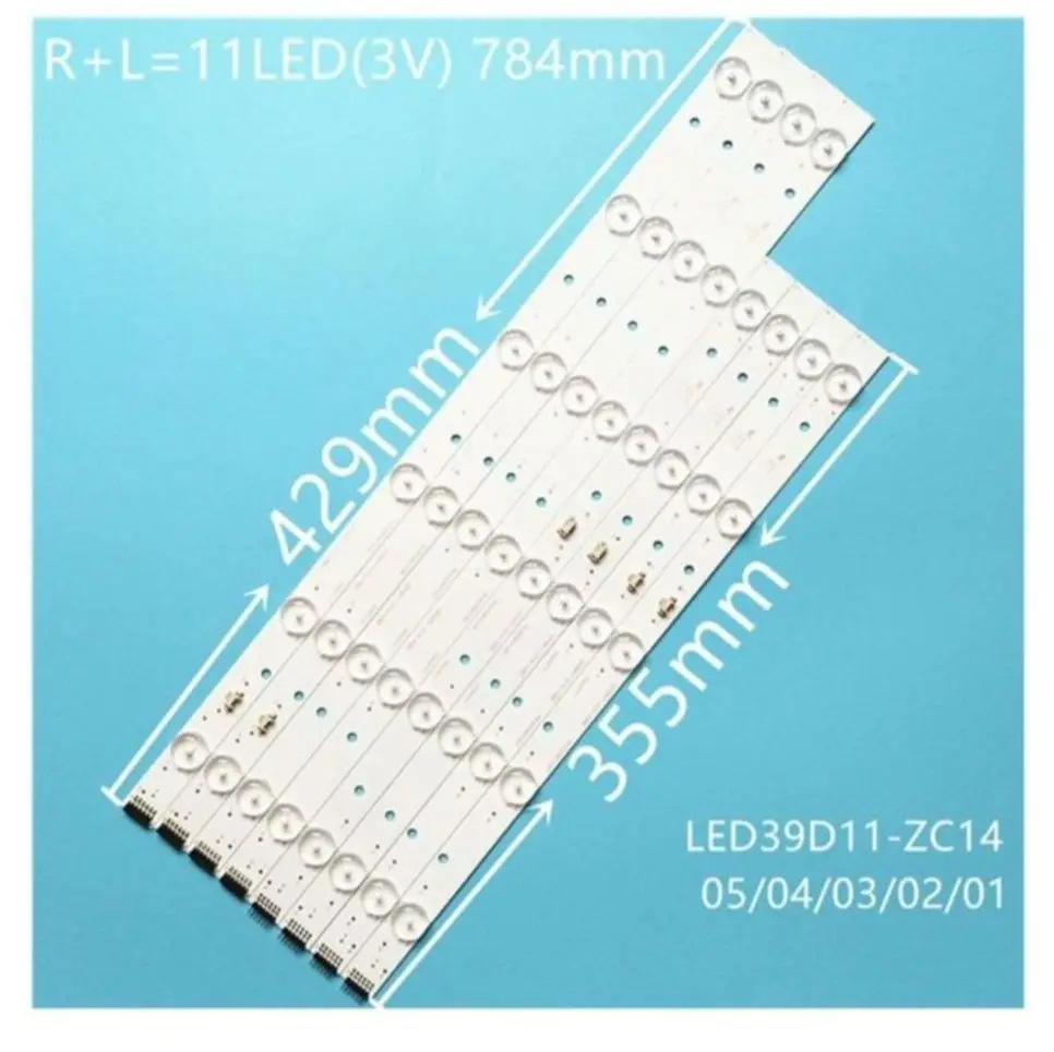 LED strip For Haier 39‘’ TV LED39D11-ZC14-01 02 03 04 (B) (C) 39DU3000 LE39M600F LE39PUV3 LE39PW3 V390HJ1-P02 30339011205 06 07
LED strip For Haier 39‘’ TV LED39D11-ZC14-01 02 03 04 (B) (C) 39DU3000 LE39M600F LE39PUV3 LE39PW3 V390HJ1-P02 30339011205 06 07