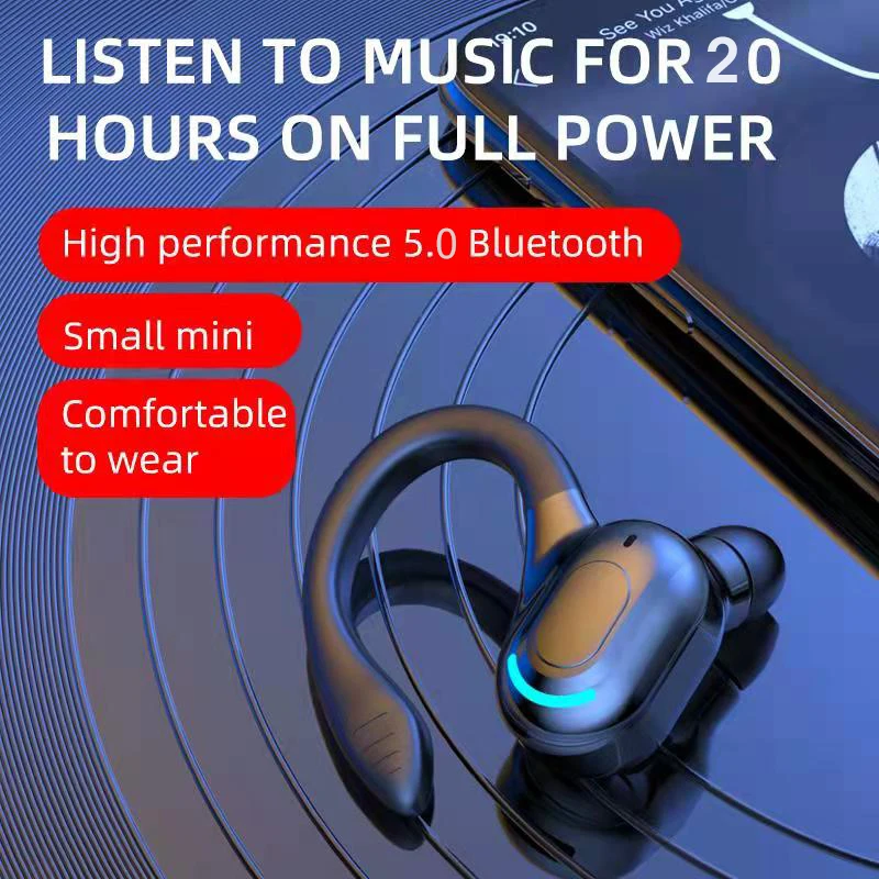 Bluetooth Headphones Long Standby Stereo Wireless Earphones Sports Waterproof Headstes HIFI Noise Cancelling Earbuds with Mic
Bluetooth Headphones Long Standby Stereo Wireless Earphones Sports Waterproof Headstes HIFI Noise Cancelling Earbuds with Mic