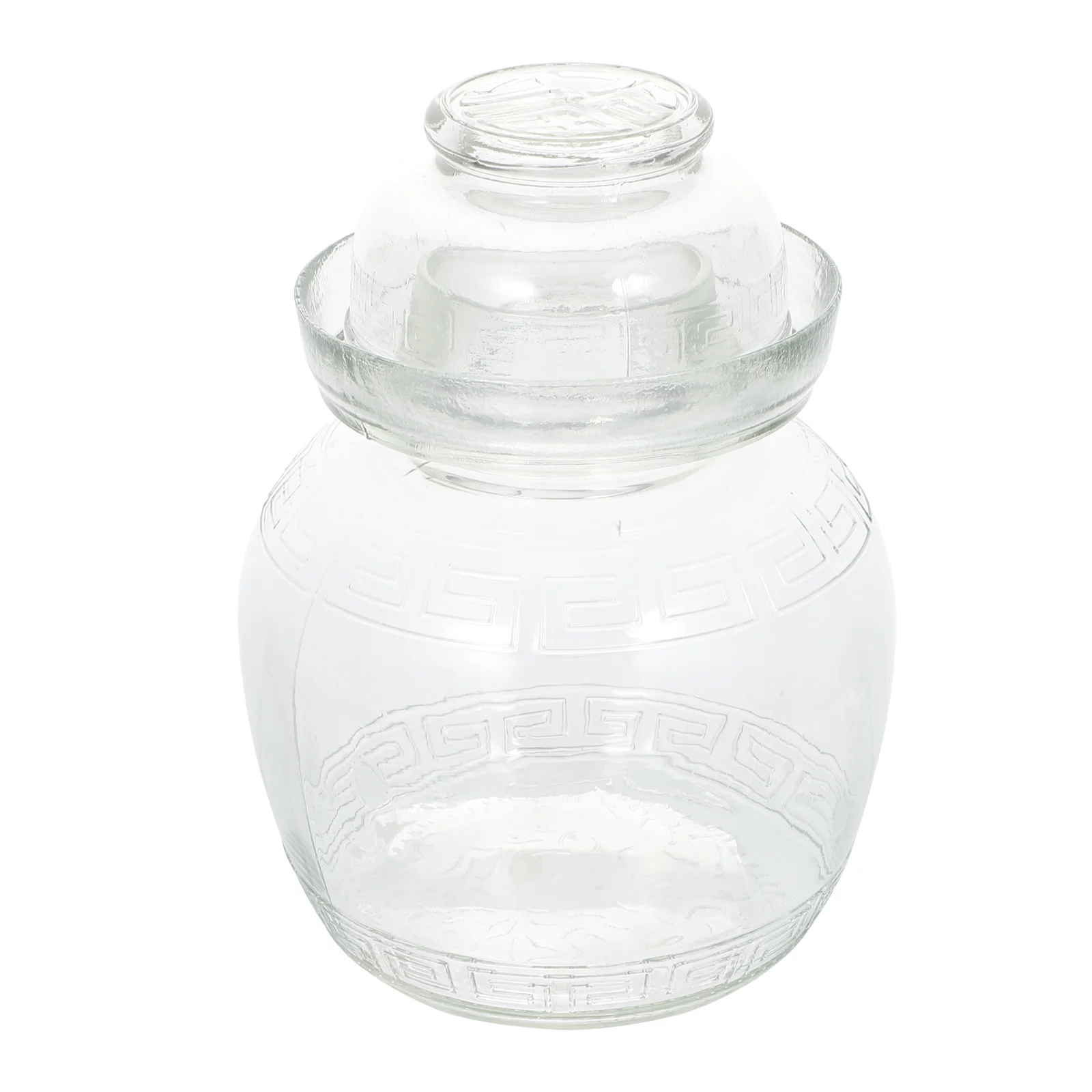 Glass Jar Fermenting Pickle Chinesecrock Airlock Seal Kimchi Fermentationtank Traditional Pickling Crystal Water Lid Sauerkraut
Glass Jar Fermenting Pickle Chinesecrock Airlock Seal Kimchi Fermentationtank Traditional Pickling Crystal Water Lid Sauerkraut