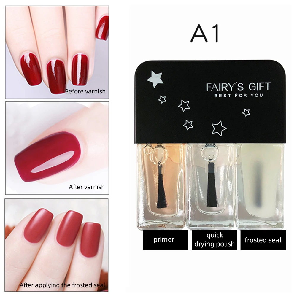 3 in 1 Normal Nail Polishes Quick Drying No Bake Nail Polish 3 Color Nail Art DIY Combo for Home Salon Varnishes for Manicure
3 in 1 Normal Nail Polishes Quick Drying No Bake Nail Polish 3 Color Nail Art DIY Combo for Home Salon Varnishes for Manicure