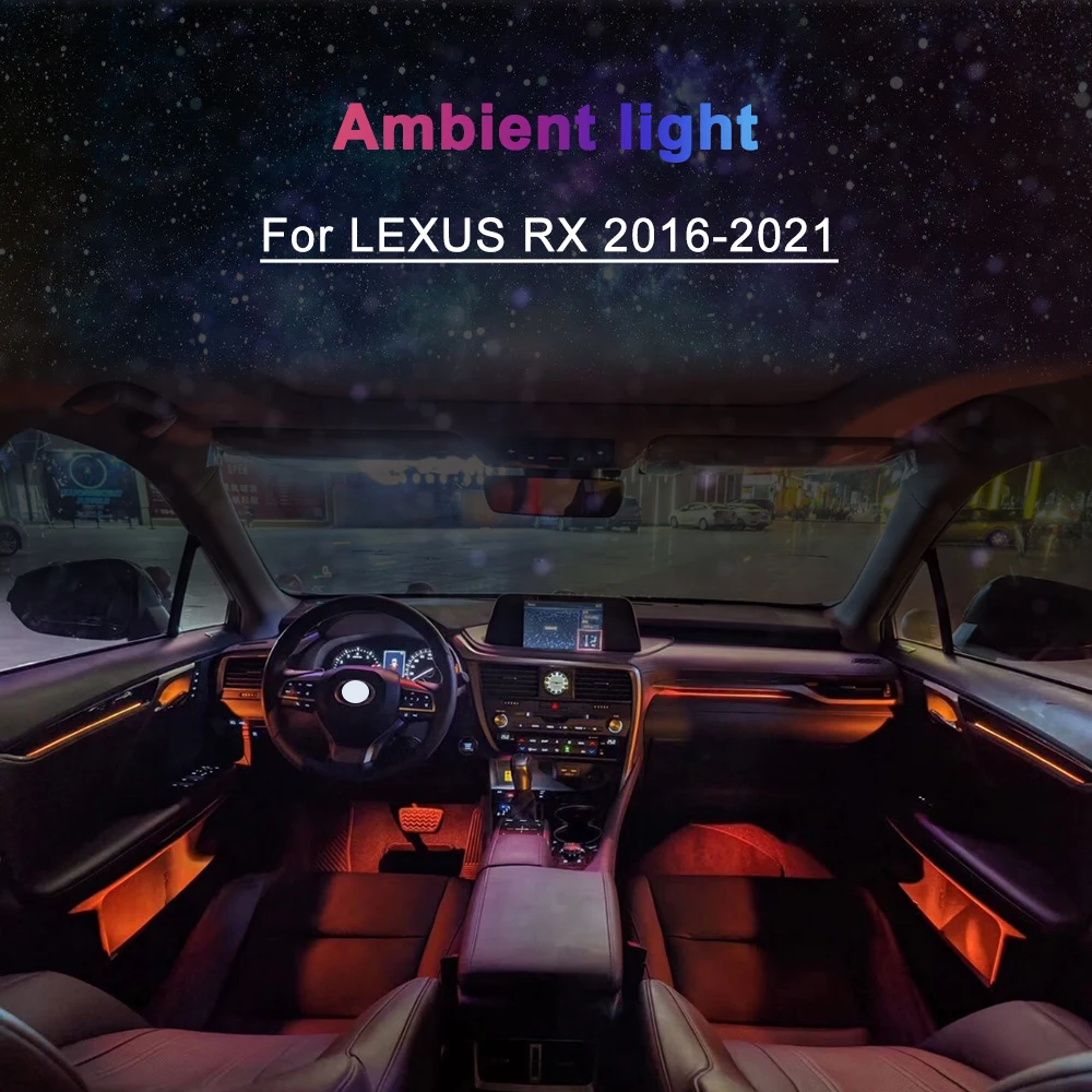 Car ambient light For LEXUS RX 2016-2021 Auto Interior Decorative Door Handle Refit Atmosphere lamp 
Car ambient light For LEXUS RX 2016-2021 Auto Interior Decorative Door Handle Refit Atmosphere lamp