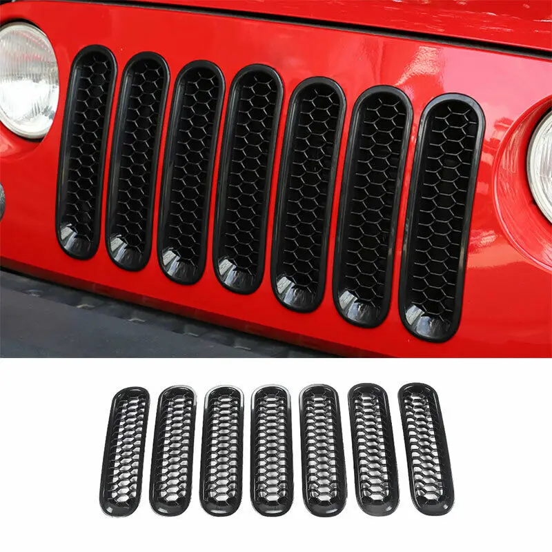 For 2007-2015 Jeep Wrangler JK ABS Black Front Honeycomb Grille Grill Cover Trim
For 2007-2015 Jeep Wrangler JK ABS Black Front Honeycomb Grille Grill Cover Trim