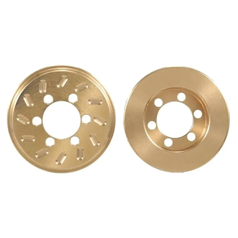 

2PCS Brass 63g Internal Counterweight for 1.9 2.2 inch Wheel Rims Axial SCX10 90046 D90 TF2 Traxxas TRX4