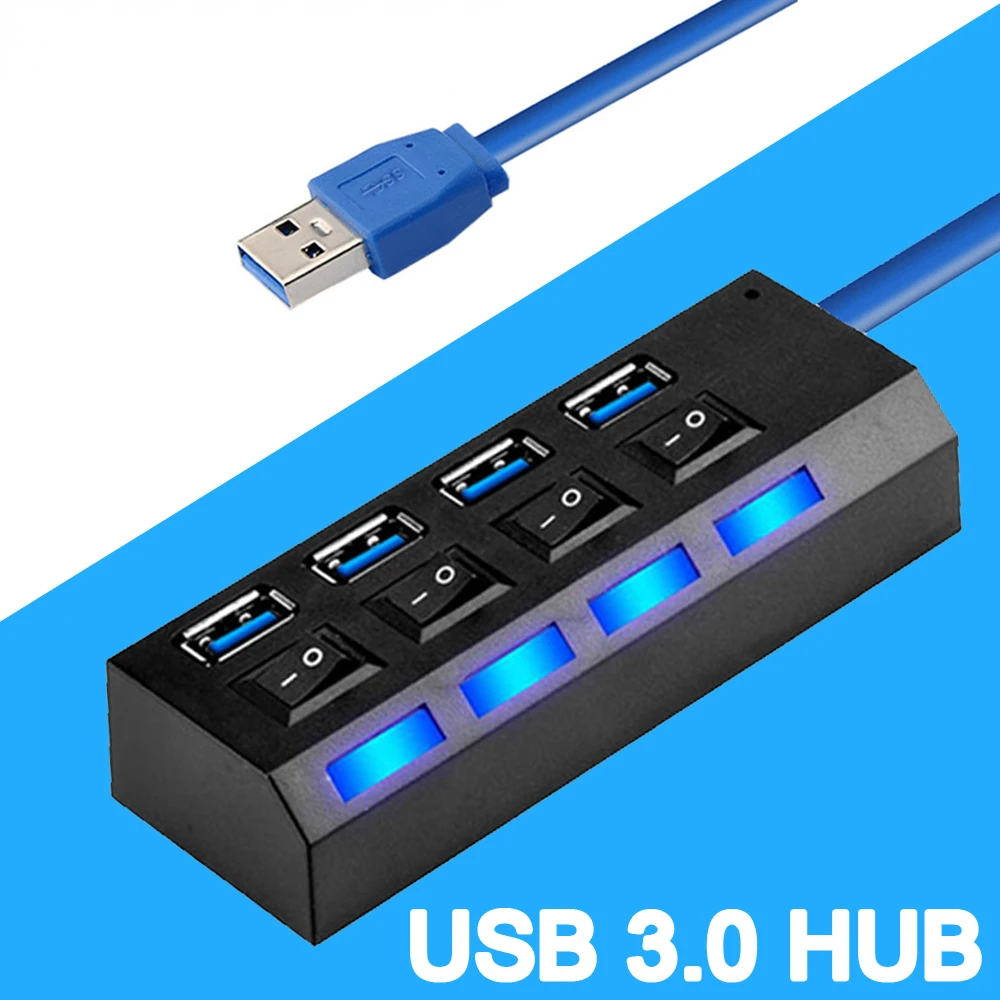 High Speed USB Hub 3.0 USB Splitter Multi USB 2.0 Hub Multiple 4/7 Port Hab Splitters For PC Computer Accessories
High Speed USB Hub 3.0 USB Splitter Multi USB 2.0 Hub Multiple 4/7 Port Hab Splitters For PC Computer Accessories