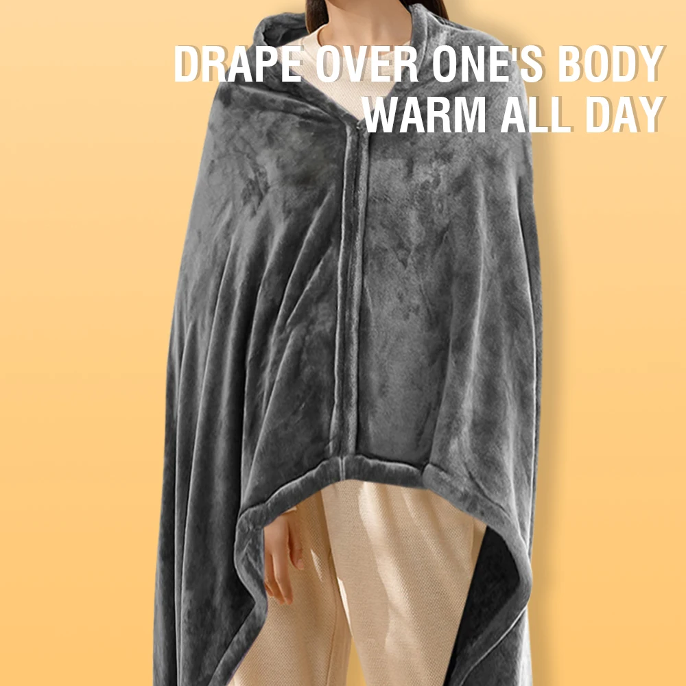 150x80CM USB Electric Heating Blanket Warm Shawl Throw Blanket Heated Cape Heating Lap Blanket Winter Keep Warm Pad
150x80CM USB Electric Heating Blanket Warm Shawl Throw Blanket Heated Cape Heating Lap Blanket Winter Keep Warm Pad