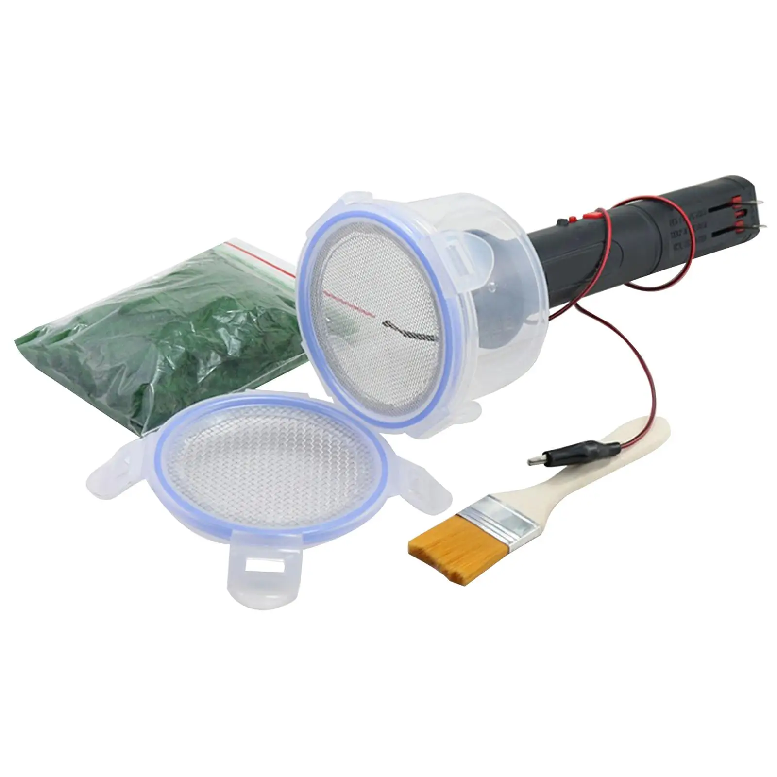 Micro Static Grass Applicator Mini Electrostatic Flocking Machine for Builds Modelling Train Terrain Construction Diorama
Micro Static Grass Applicator Mini Electrostatic Flocking Machine for Builds Modelling Train Terrain Construction Diorama