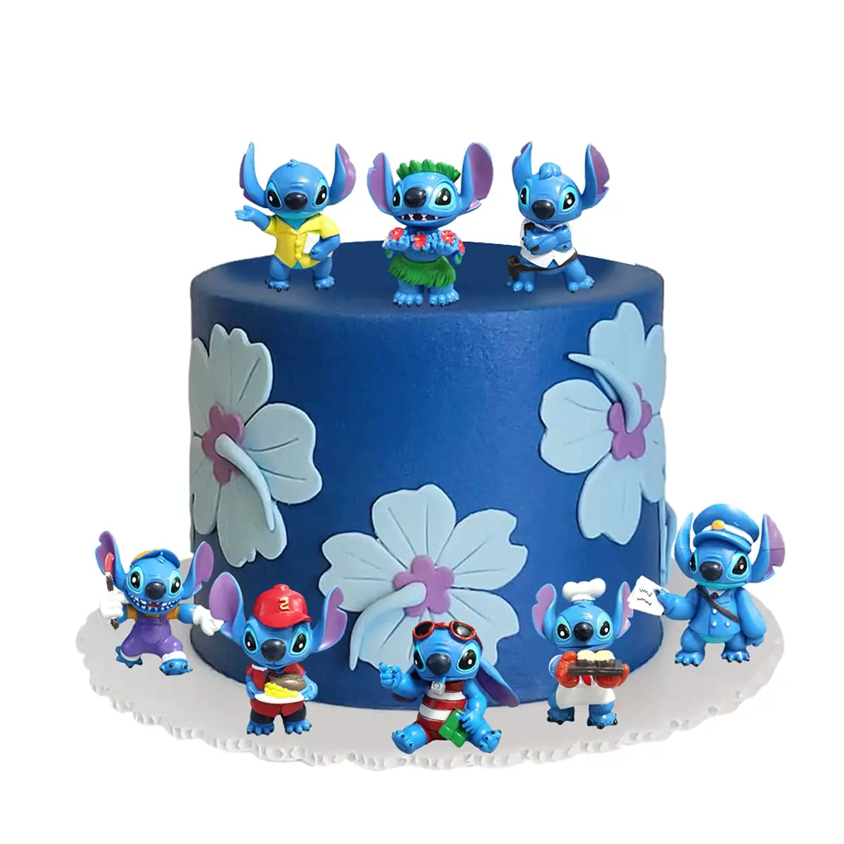 Cake Decoration Disney Stitch Figure Toy Doll Cartoon Pattern 3D Acrylic Kawaii Blue Elf Craft Child's Gift Birthday Party Decor
Cake Decoration Disney Stitch Figure Toy Doll Cartoon Pattern 3D Acrylic Kawaii Blue Elf Craft Child's Gift Birthday Party Decor