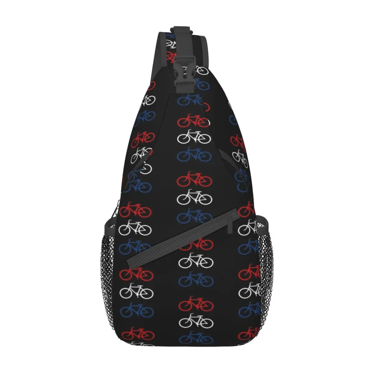 

Велосипедный дизайн 2, красная, белая, синий, нагрудная сумка в стиле ретро, подходящая офисная нагрудная сумка через плечо по диагонали, нас...