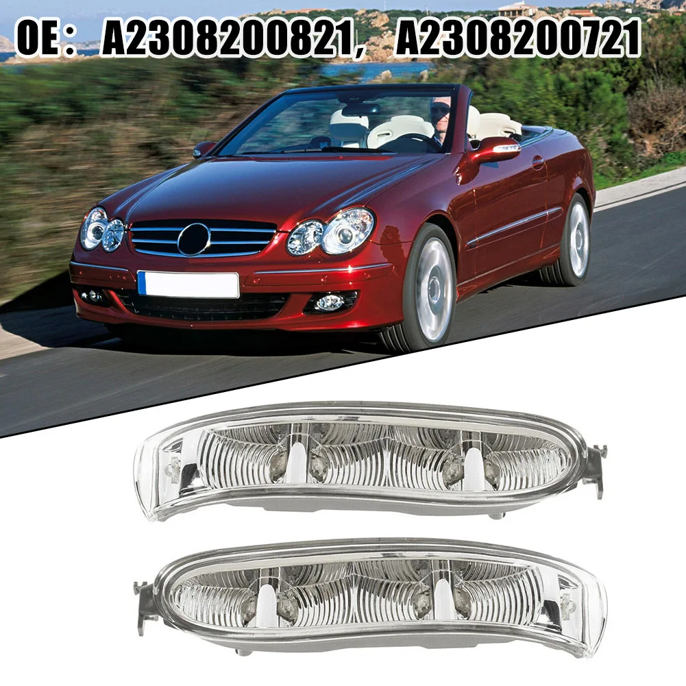 A Pair Of 55W 12V Car LED Turn Signal Light Side Mirror Lamp A2308200821 A2308200721 For Mercedes-Benz W209 CLK 2002-2009
A Pair Of 55W 12V Car LED Turn Signal Light Side Mirror Lamp A2308200821 A2308200721 For Mercedes-Benz W209 CLK 2002-2009
