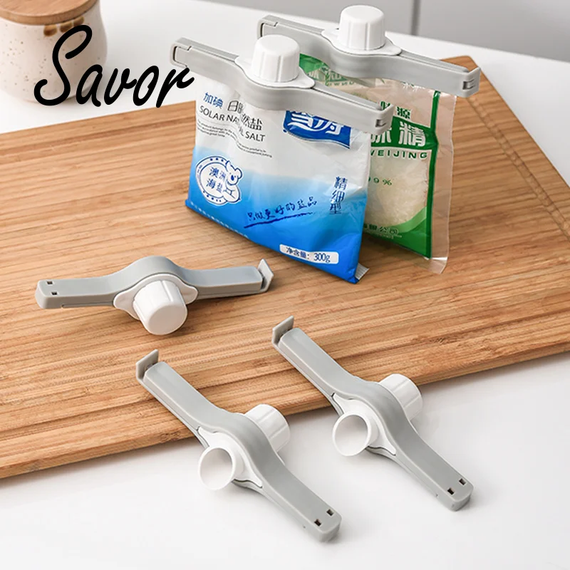 Screw Cap Sealing Clip Seasoning Bag Milk Powder Salt Bag Sealing Clip Snack Food Preservation Clip Gadget Kitchen Accessories
Screw Cap Sealing Clip Seasoning Bag Milk Powder Salt Bag Sealing Clip Snack Food Preservation Clip Gadget Kitchen Accessories